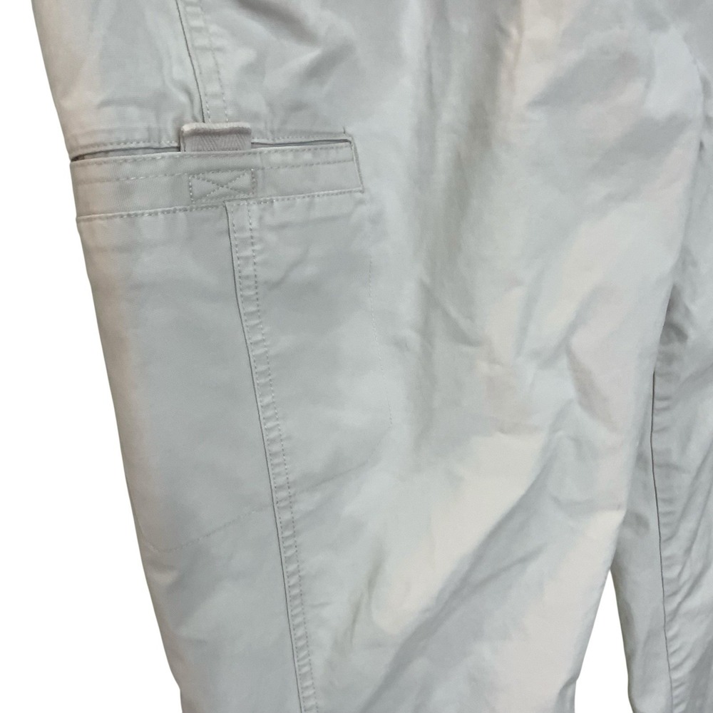 L.L. Bean‎ Women's Size 18 Light Tan Flat Front Cargo Chino Pants Casual Comfort - Picture 6 of 14